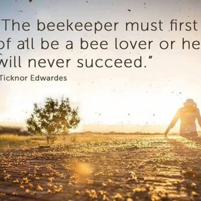 The Motto of a Beekeeper