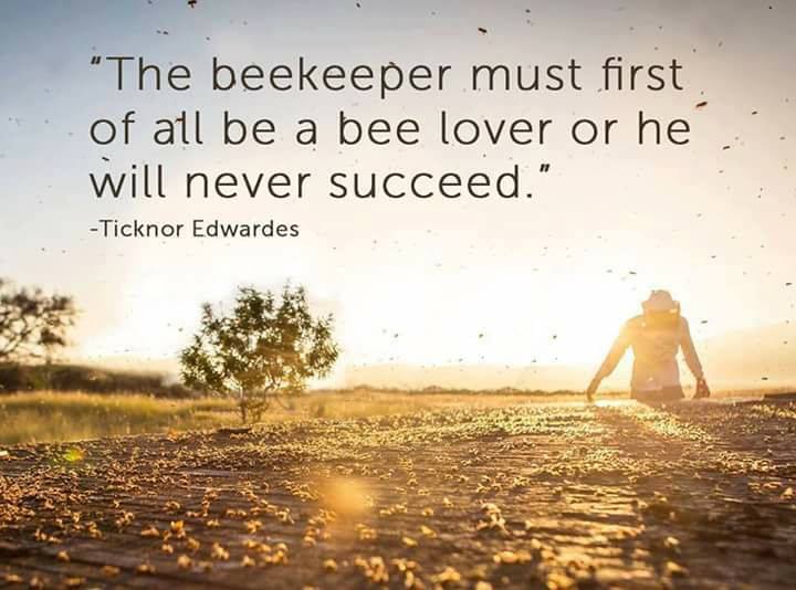 a motto of the beekeeper
