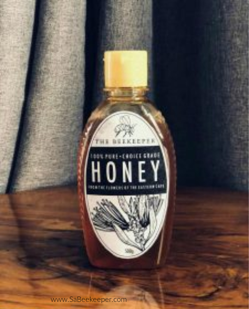 new The Beekeepers honey in a new bottle