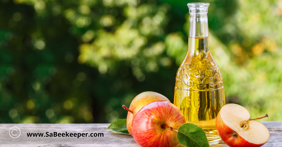 pure apple cider vinegar health drink