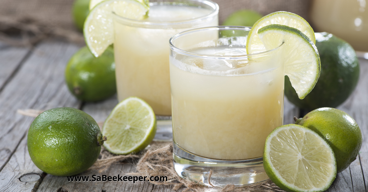 honey and lime drink